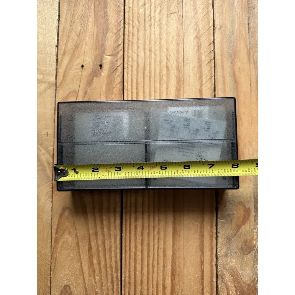 Vintage‎ Sony Floppy Disk Storage Clear Gray Color With Sony Disks Included USA